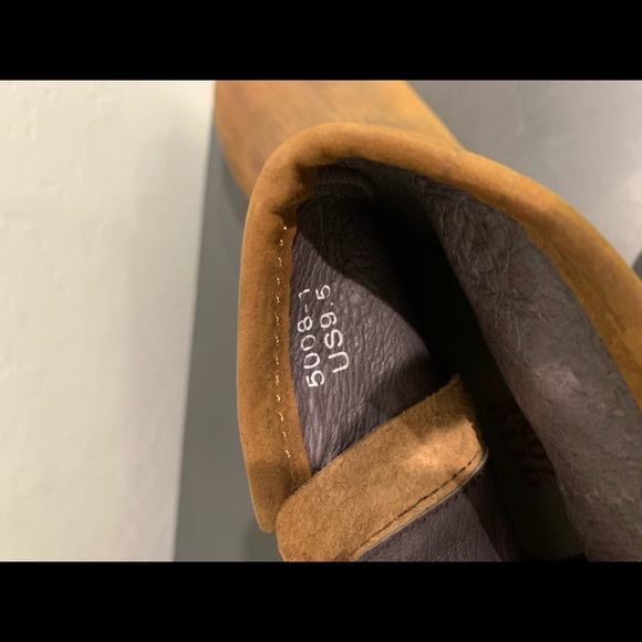 2020 OTTO ZONE Men's Genuine Leather Motorcycle Boots-Spring/Autumn/Beige - Picture 7 of 8